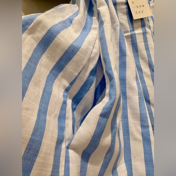 NWT Women's Short Sleeve Midi Dress - A New
Day™ Blue/White Striped - Picture 5 of 13